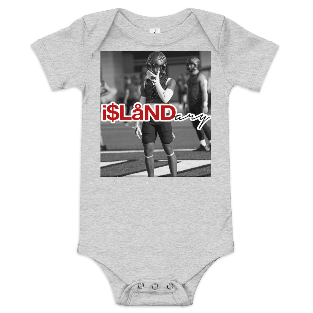 ZP Supercharged Red Islandary FMLY Baby short sleeve one piece