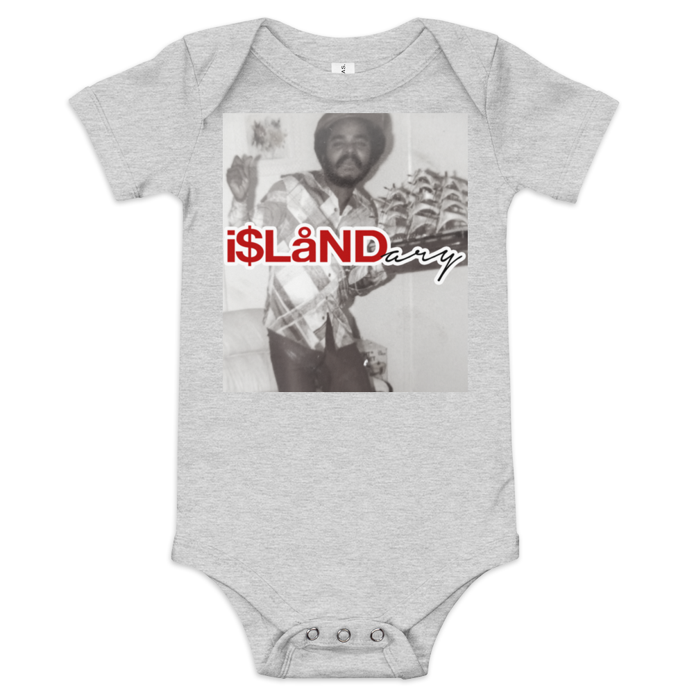 OG JB Red Islandary FMLY Baby short sleeve one piece