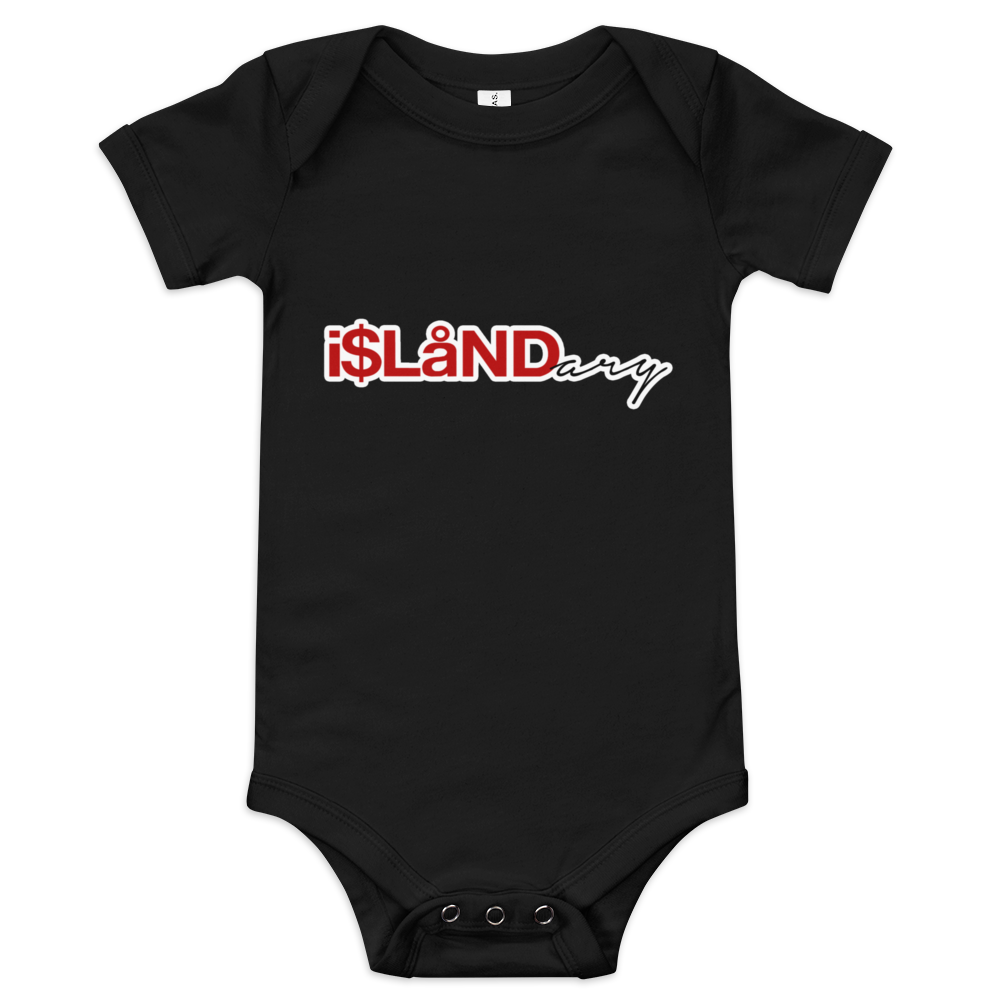 Red Islandary Baby short sleeve one piece