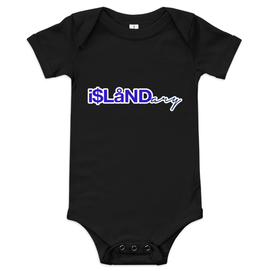 Blue Islandary Baby short sleeve one piece