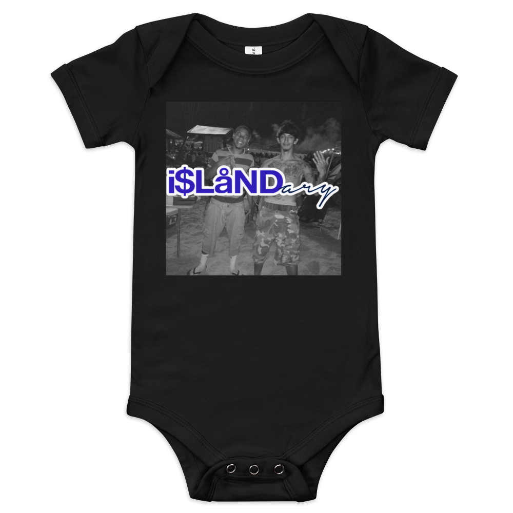 July 4th Blue Islandary FMLY Baby short sleeve one piece