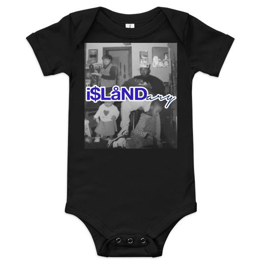 OG Herb Blue Islandary FMLY Baby short sleeve one piece