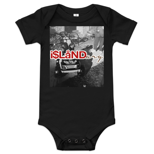 B3rry Big Wheel Red Islandary FMLY Baby short sleeve one piece