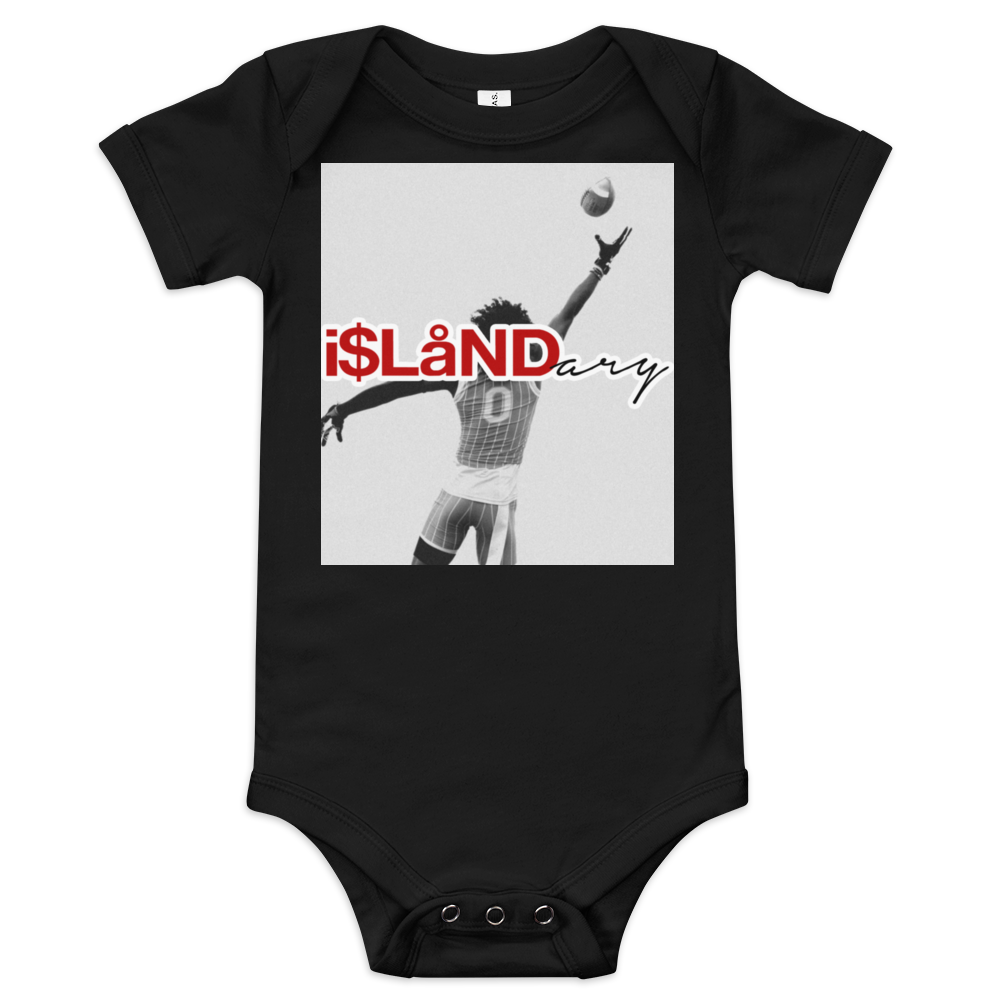 Jonah Ground 0 Red Islandary FMLY Baby short sleeve one piece