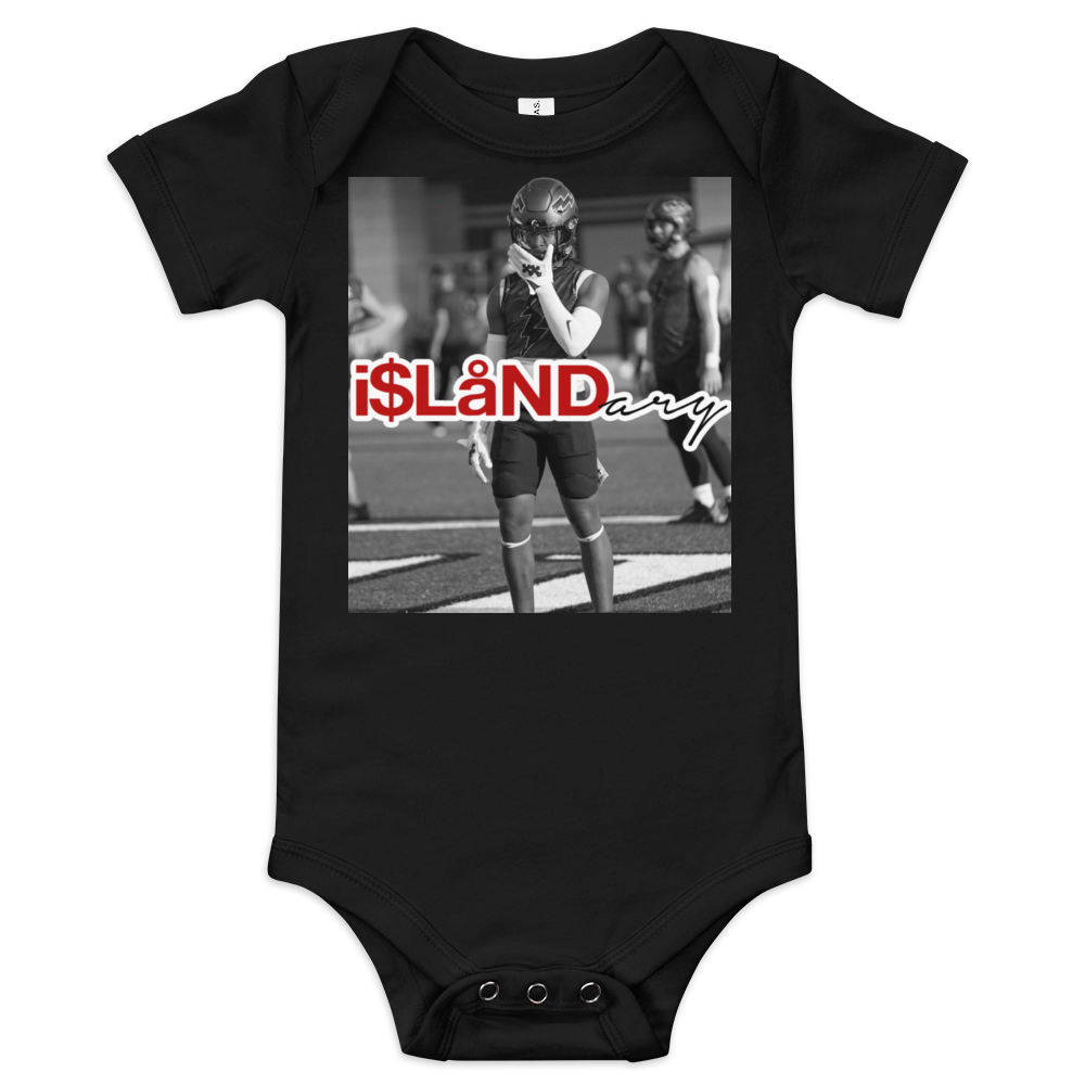 ZP Supercharged Red Islandary FMLY Baby short sleeve one piece