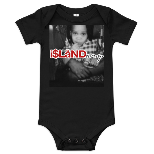 Baby Senda Red Islandary FMLY Baby short sleeve one piece