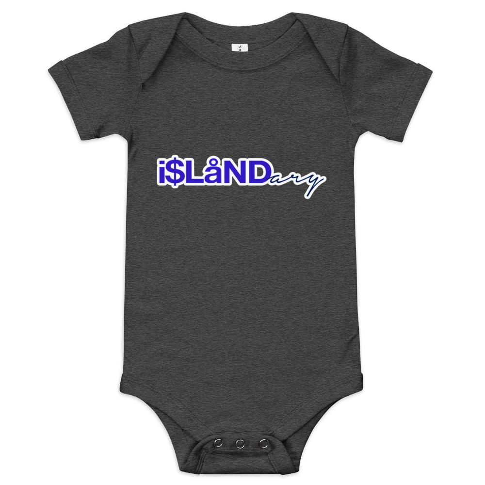 Blue Islandary Baby short sleeve one piece