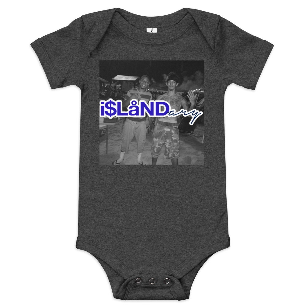 July 4th Blue Islandary FMLY Baby short sleeve one piece