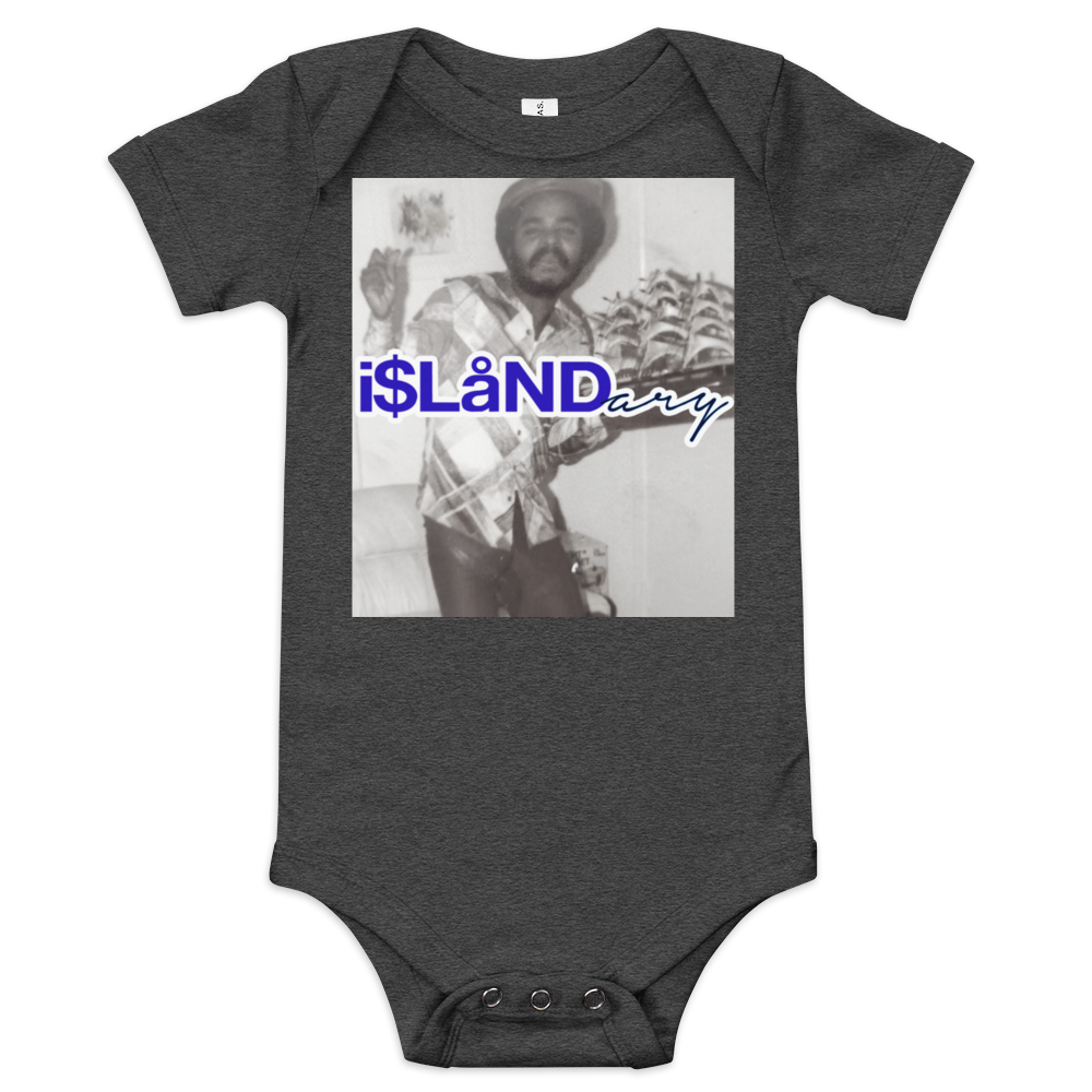 OG JB Blue Islandary FMLY Baby short sleeve one piece