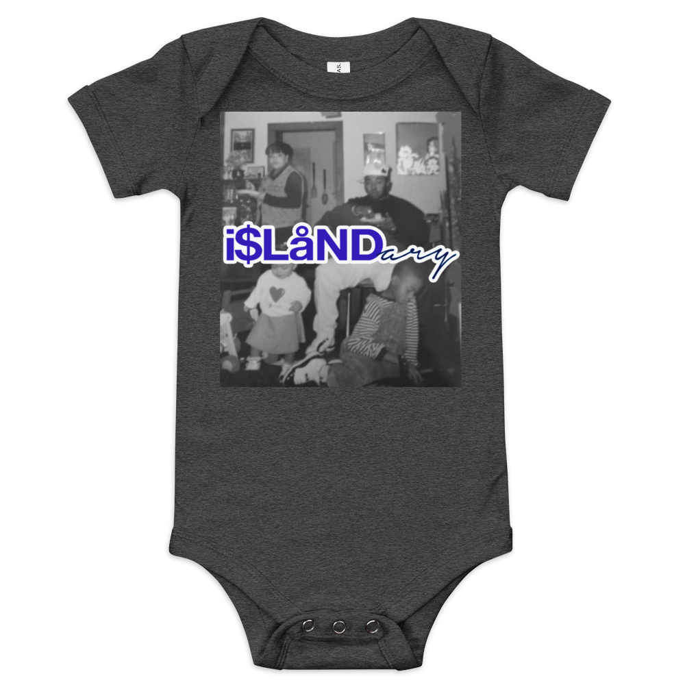 OG Herb Blue Islandary FMLY Baby short sleeve one piece