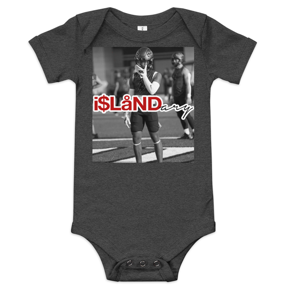 ZP Supercharged Red Islandary FMLY Baby short sleeve one piece