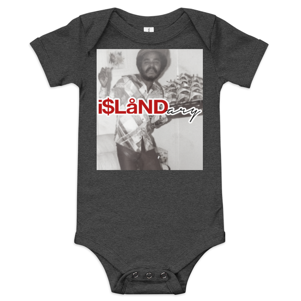 OG JB Red Islandary FMLY Baby short sleeve one piece