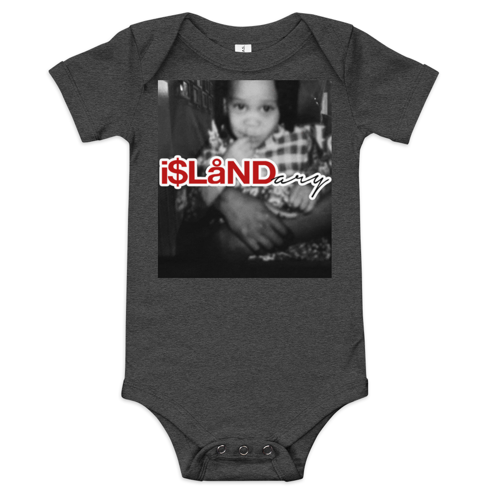 Baby Senda Red Islandary FMLY Baby short sleeve one piece