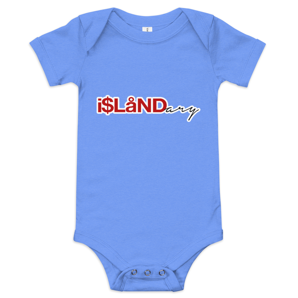 Red Islandary Baby short sleeve one piece