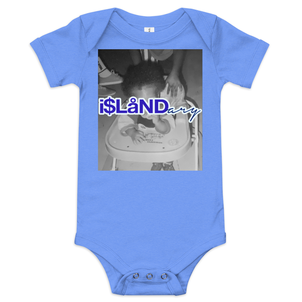 Blue Baby B3rry FMLY Baby short sleeve one piece