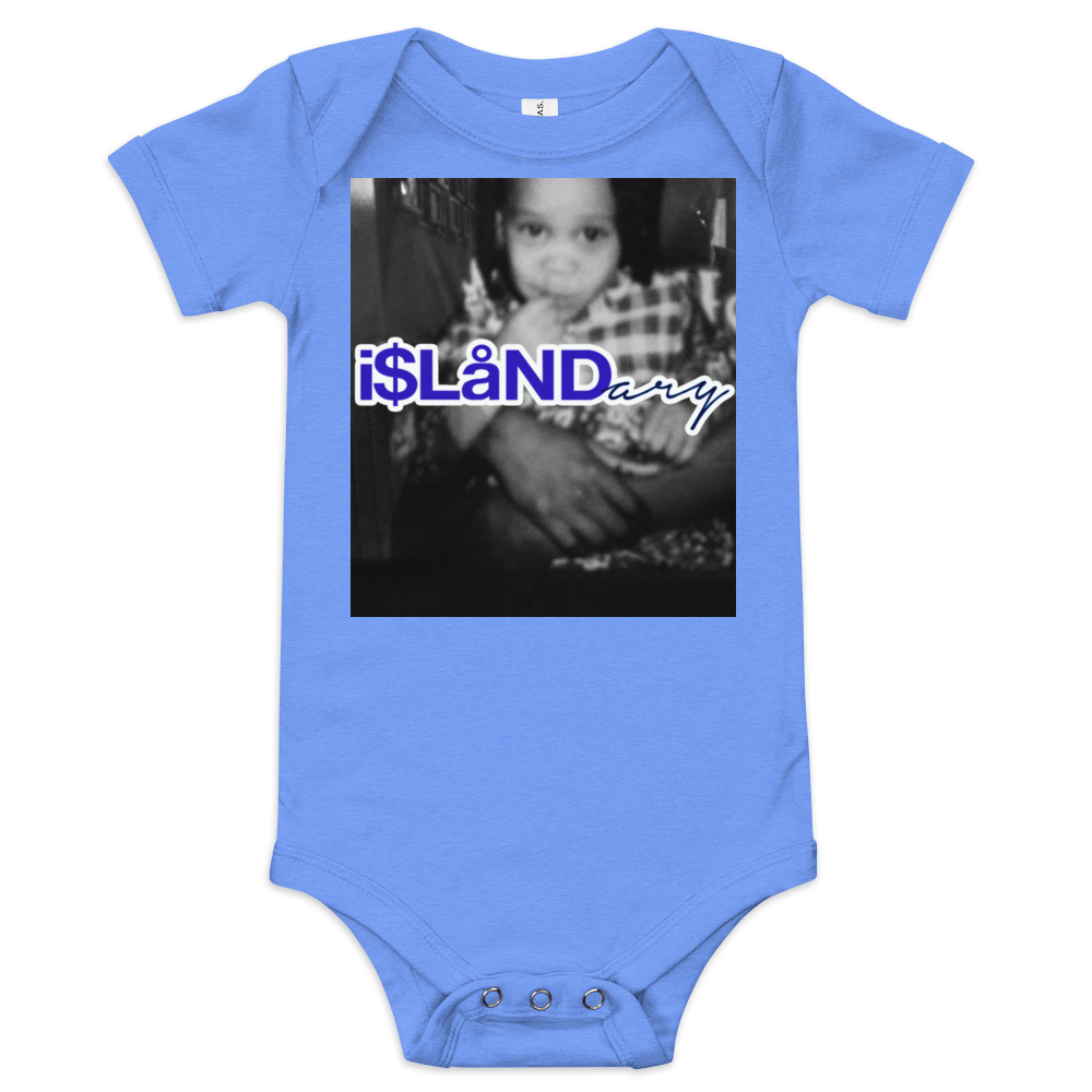 Baby Senda Blue Islandary FMLY Baby short sleeve one piece