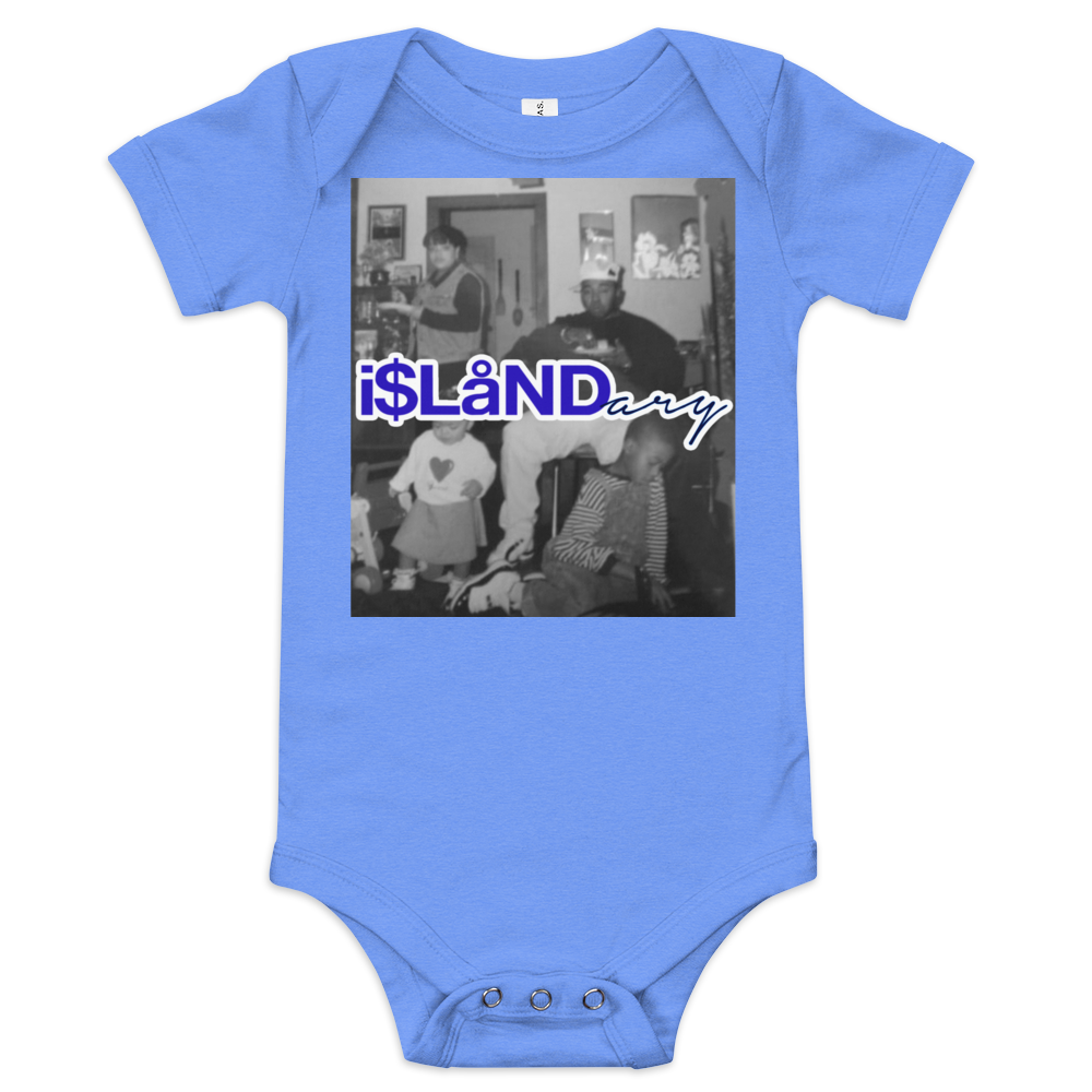 OG Herb Blue Islandary FMLY Baby short sleeve one piece