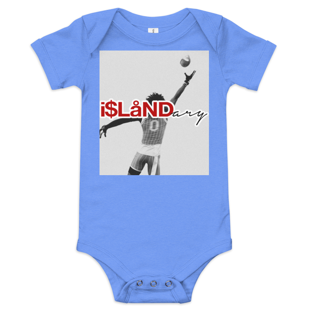 Jonah Ground 0 Red Islandary FMLY Baby short sleeve one piece