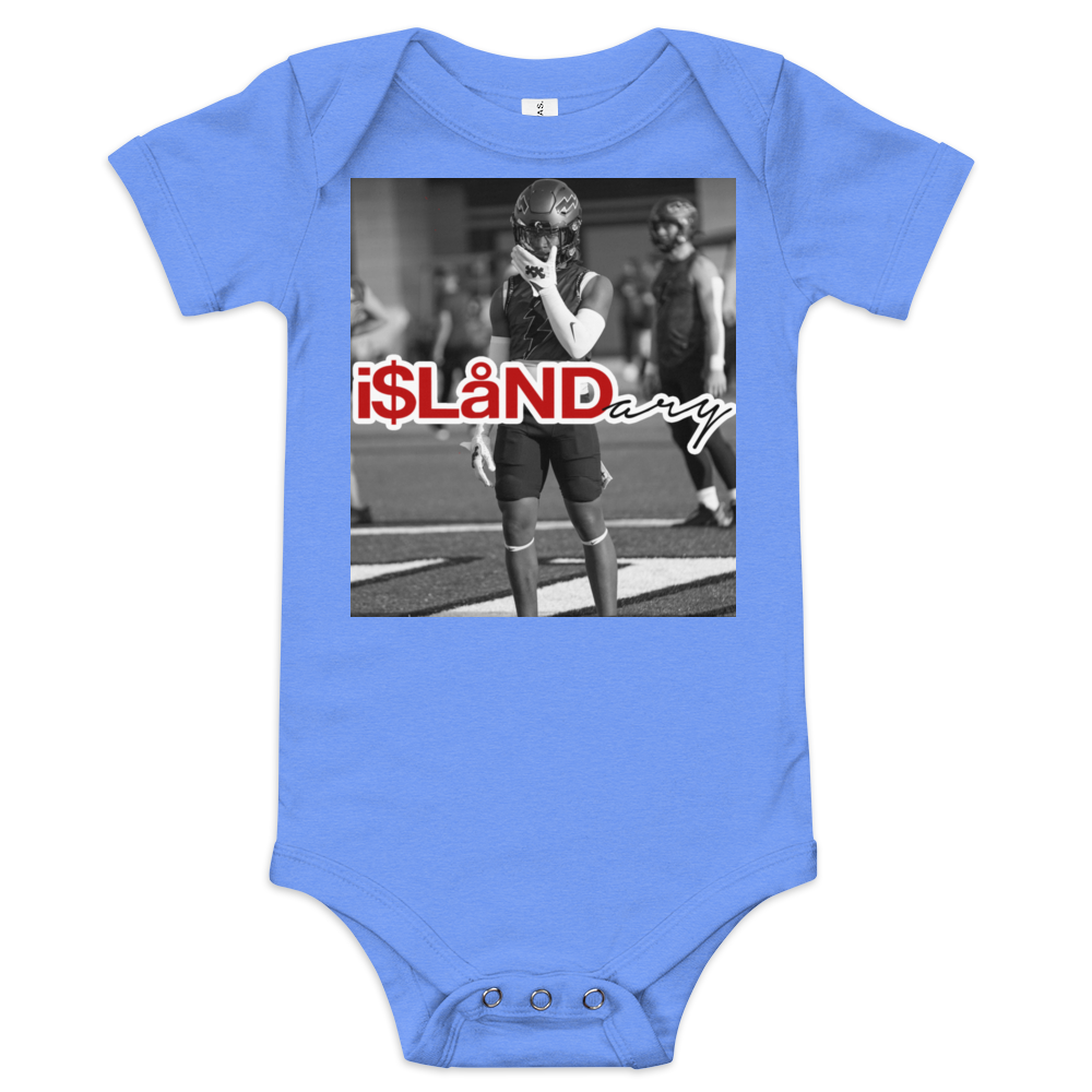 ZP Supercharged Red Islandary FMLY Baby short sleeve one piece