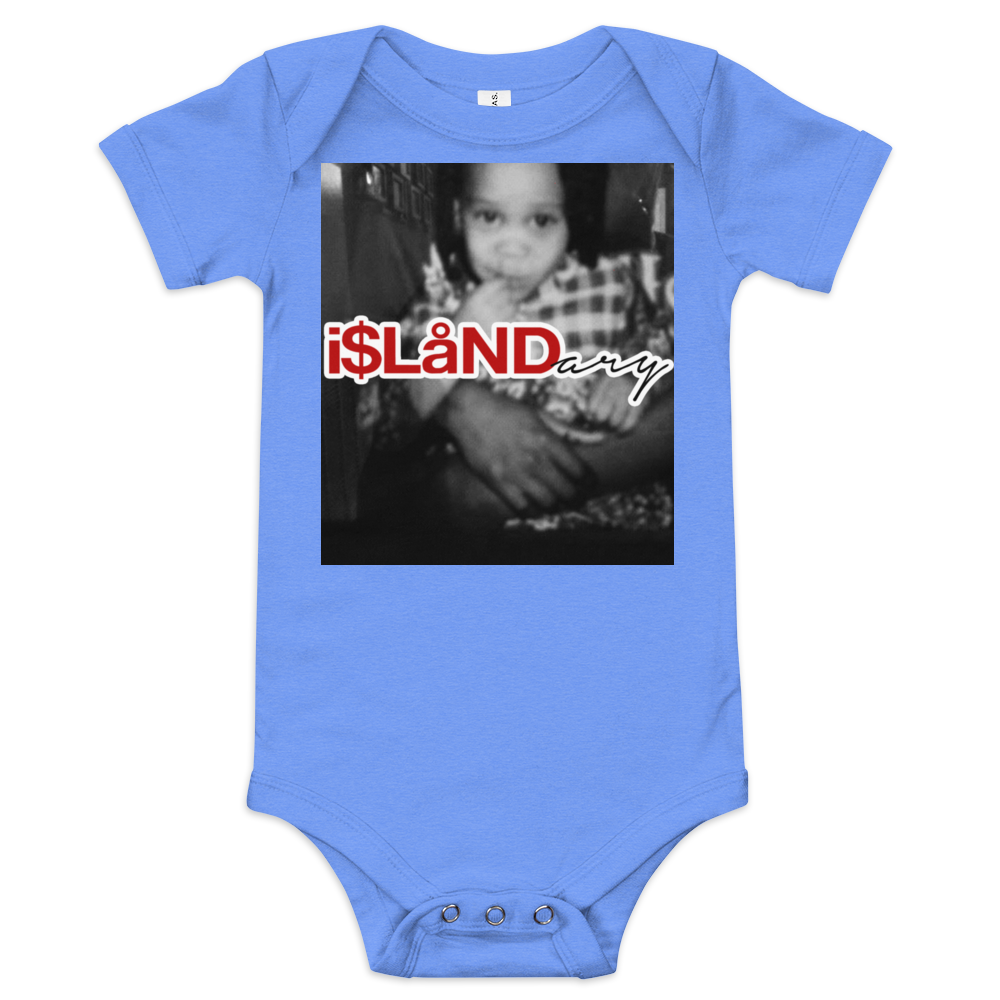 Baby Senda Red Islandary FMLY Baby short sleeve one piece