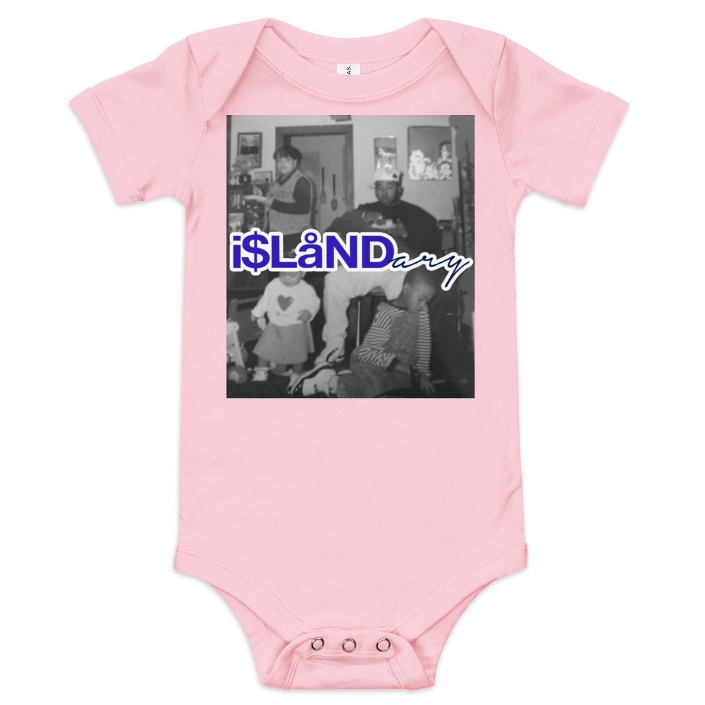 OG Herb Blue Islandary FMLY Baby short sleeve one piece