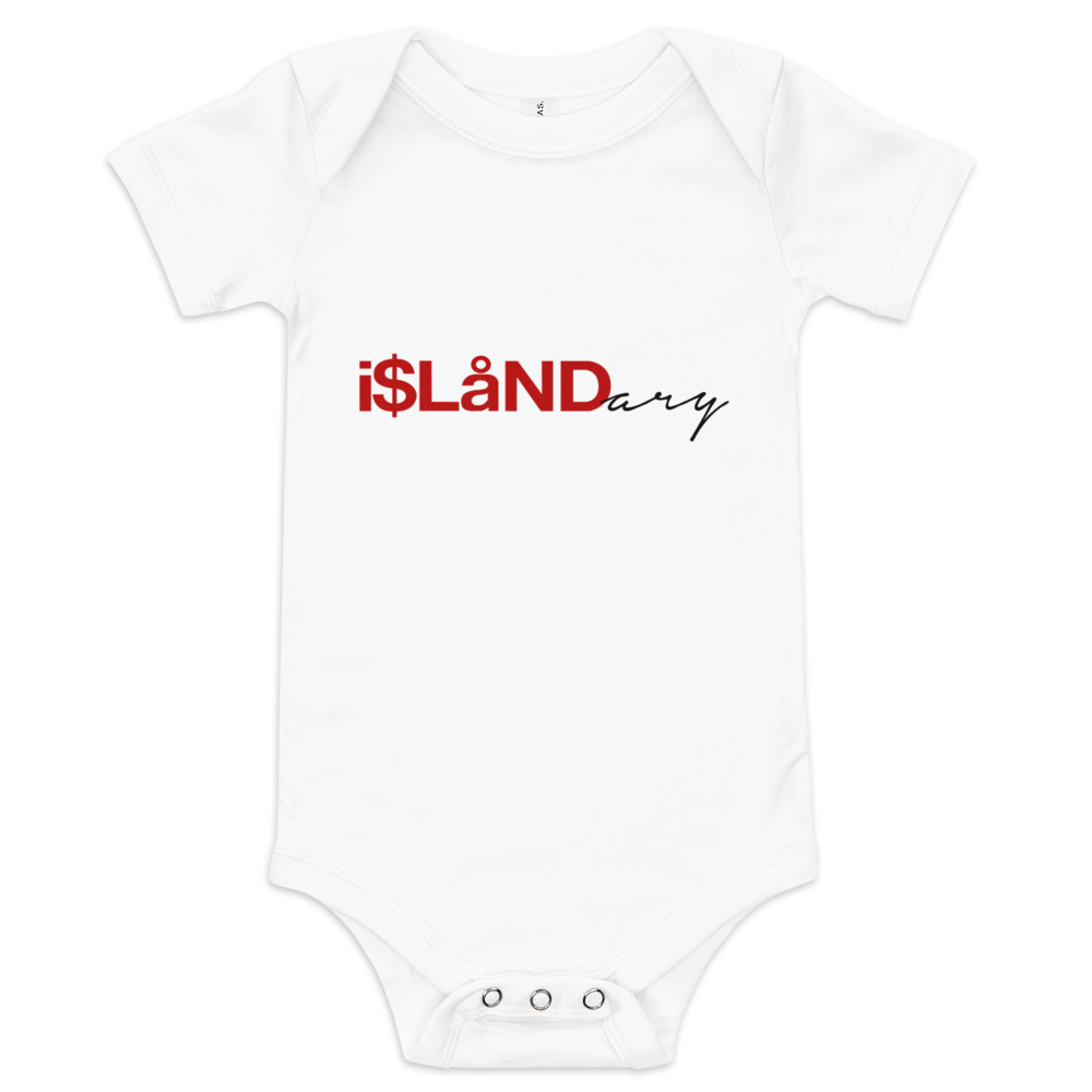 Red Islandary Baby short sleeve one piece