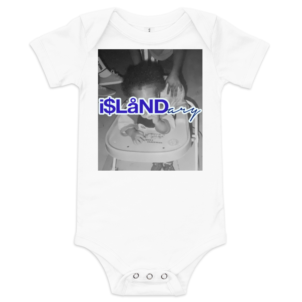 Blue Baby B3rry FMLY Baby short sleeve one piece