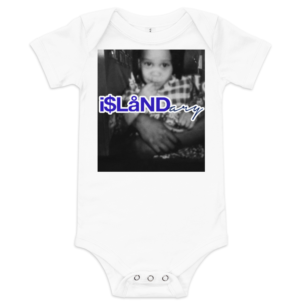 Baby Senda Blue Islandary FMLY Baby short sleeve one piece