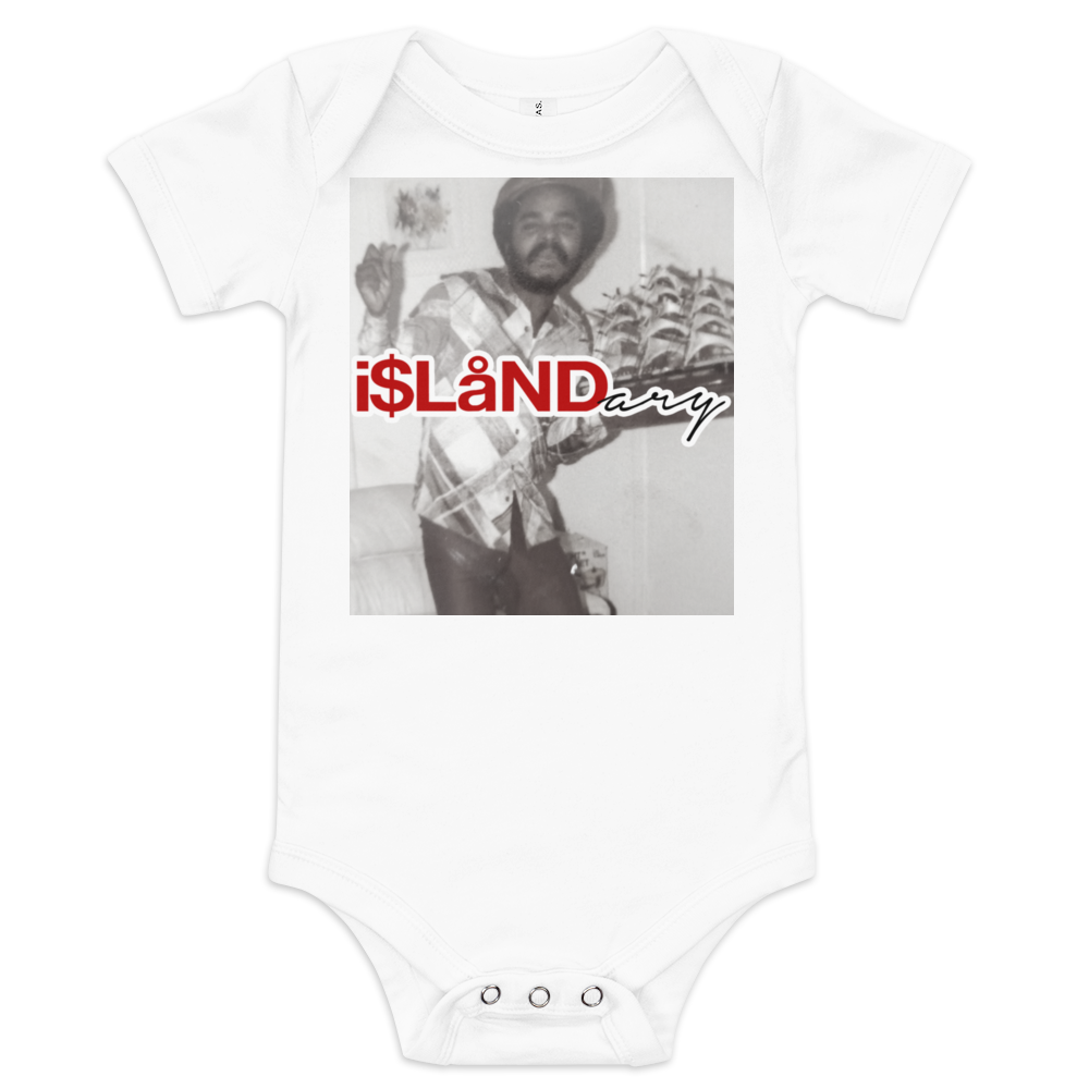 OG JB Red Islandary FMLY Baby short sleeve one piece