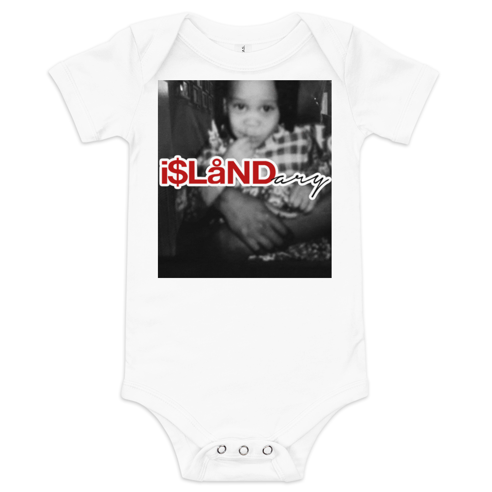 Baby Senda Red Islandary FMLY Baby short sleeve one piece