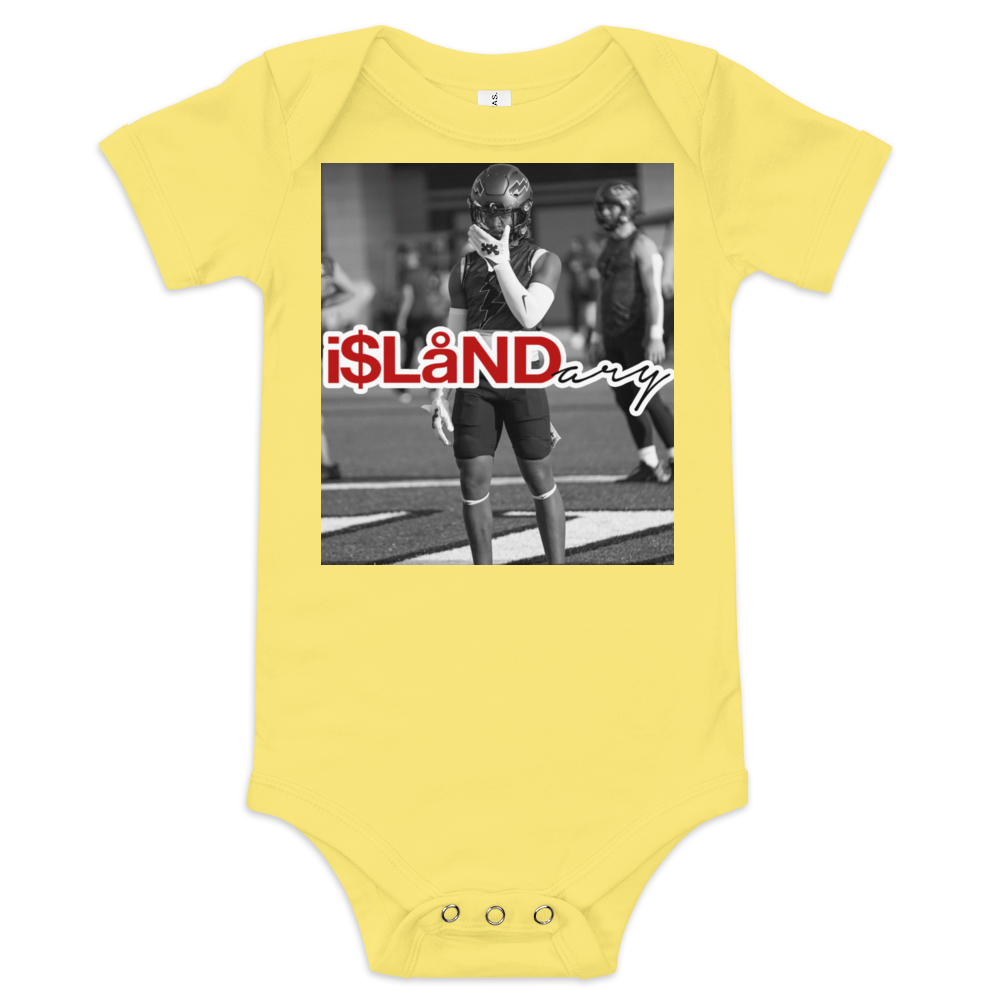 ZP Supercharged Red Islandary FMLY Baby short sleeve one piece