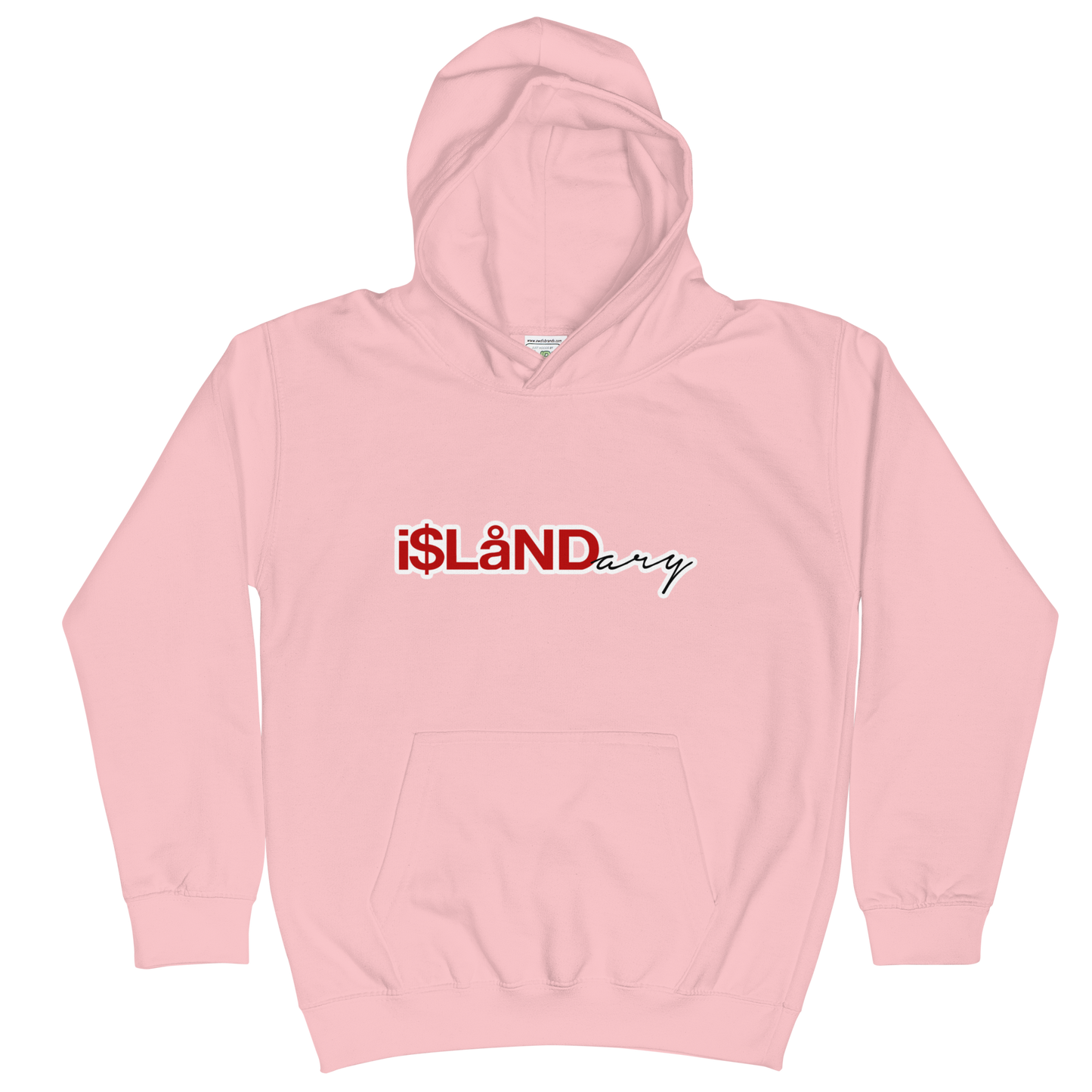 Red Islandary Kids Hoodie