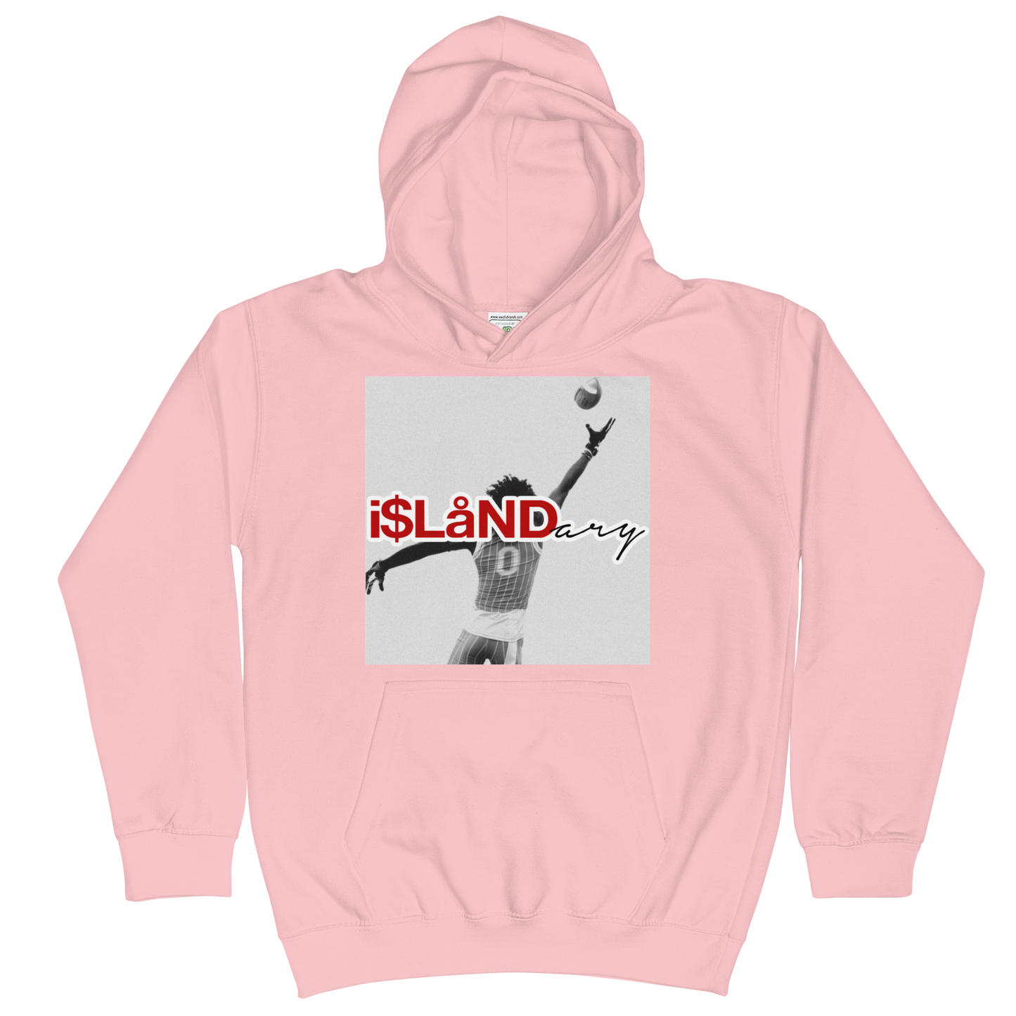 Ground 0 Jonah Red Islandary FMLY Kids Hoodie