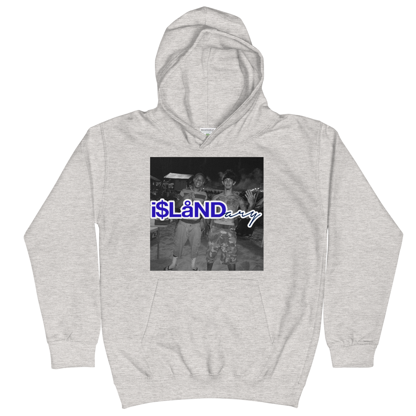 July 4th Blue Islandary FMLY Kids Hoodie