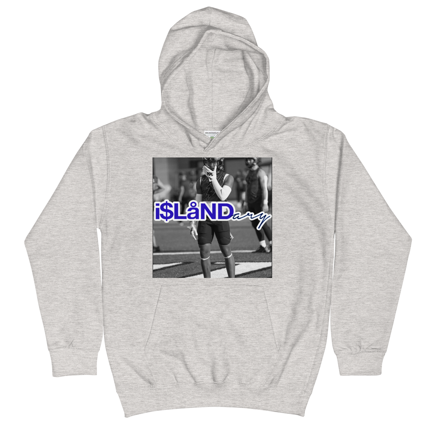 ZP Supercharged Blue Islandary FMLY Kids Hoodie