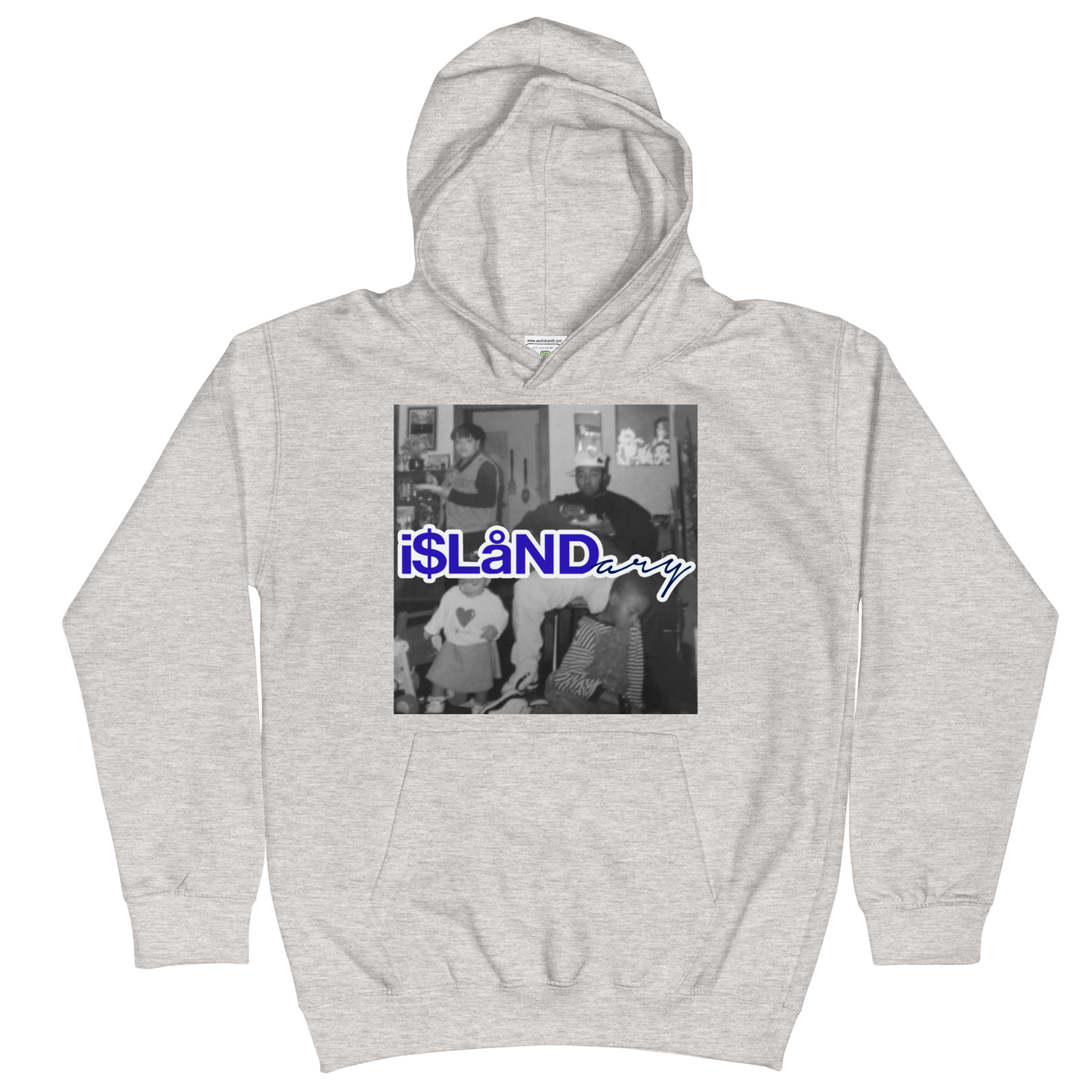 OG Herb Blue Islandary FMLY Kids Hoodie