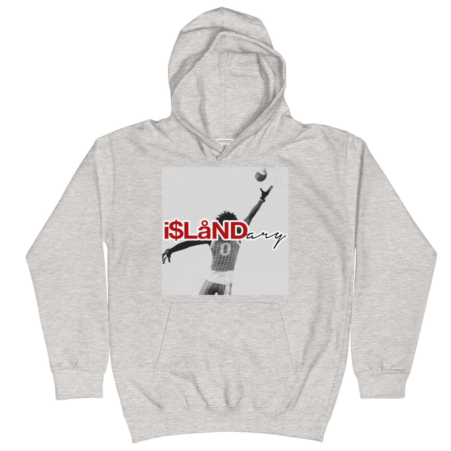 Ground 0 Jonah Red Islandary FMLY Kids Hoodie