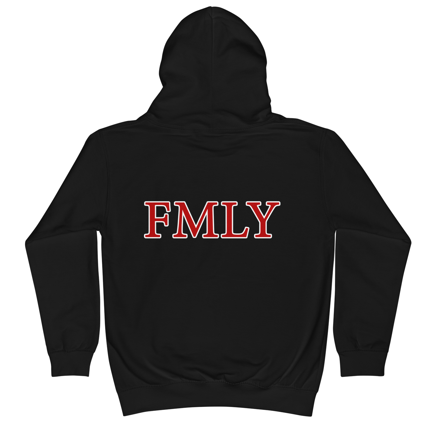 Ground 0 Jonah Red Islandary FMLY Kids Hoodie