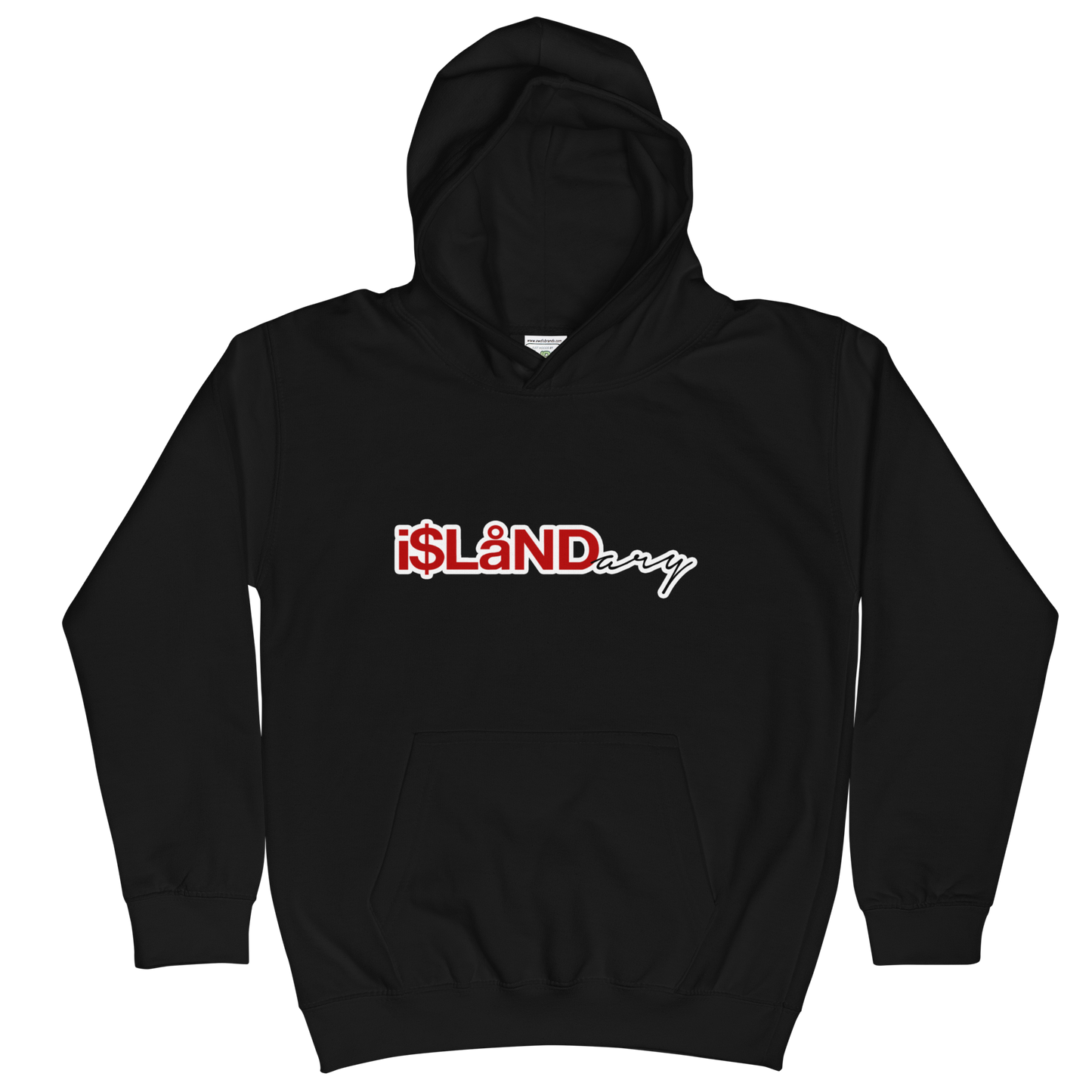 Red Islandary Kids Hoodie