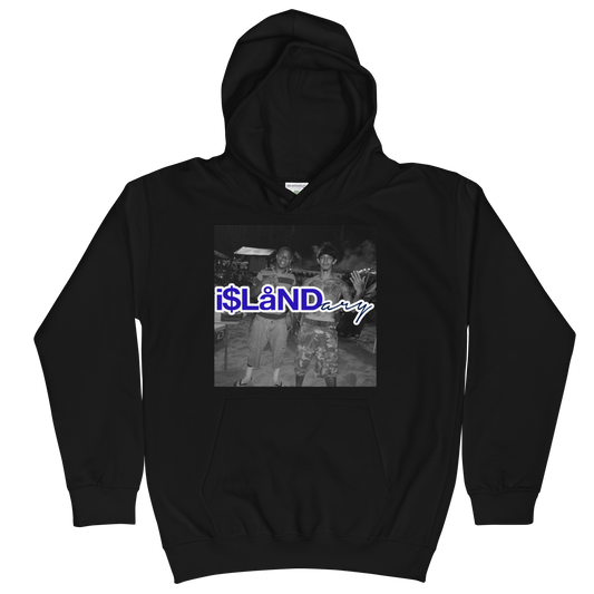 July 4th Blue Islandary FMLY Kids Hoodie