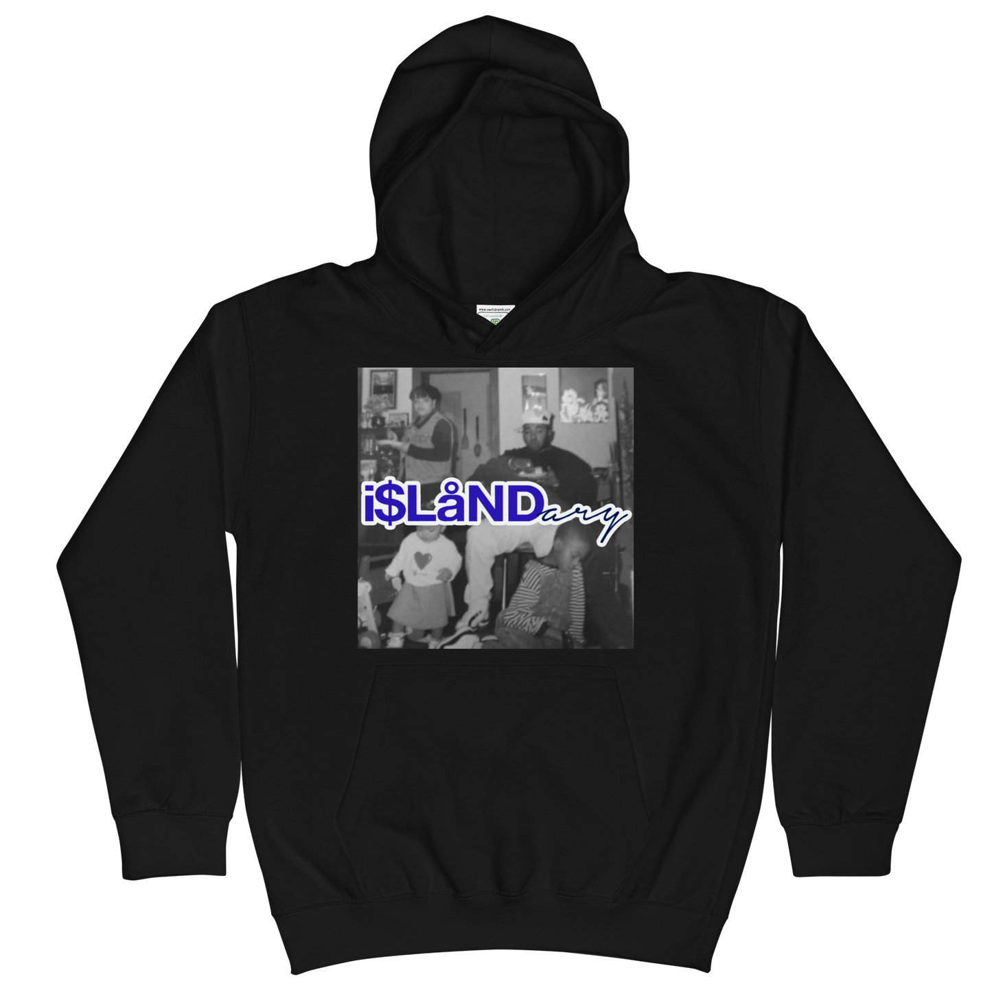 OG Herb Blue Islandary FMLY Kids Hoodie