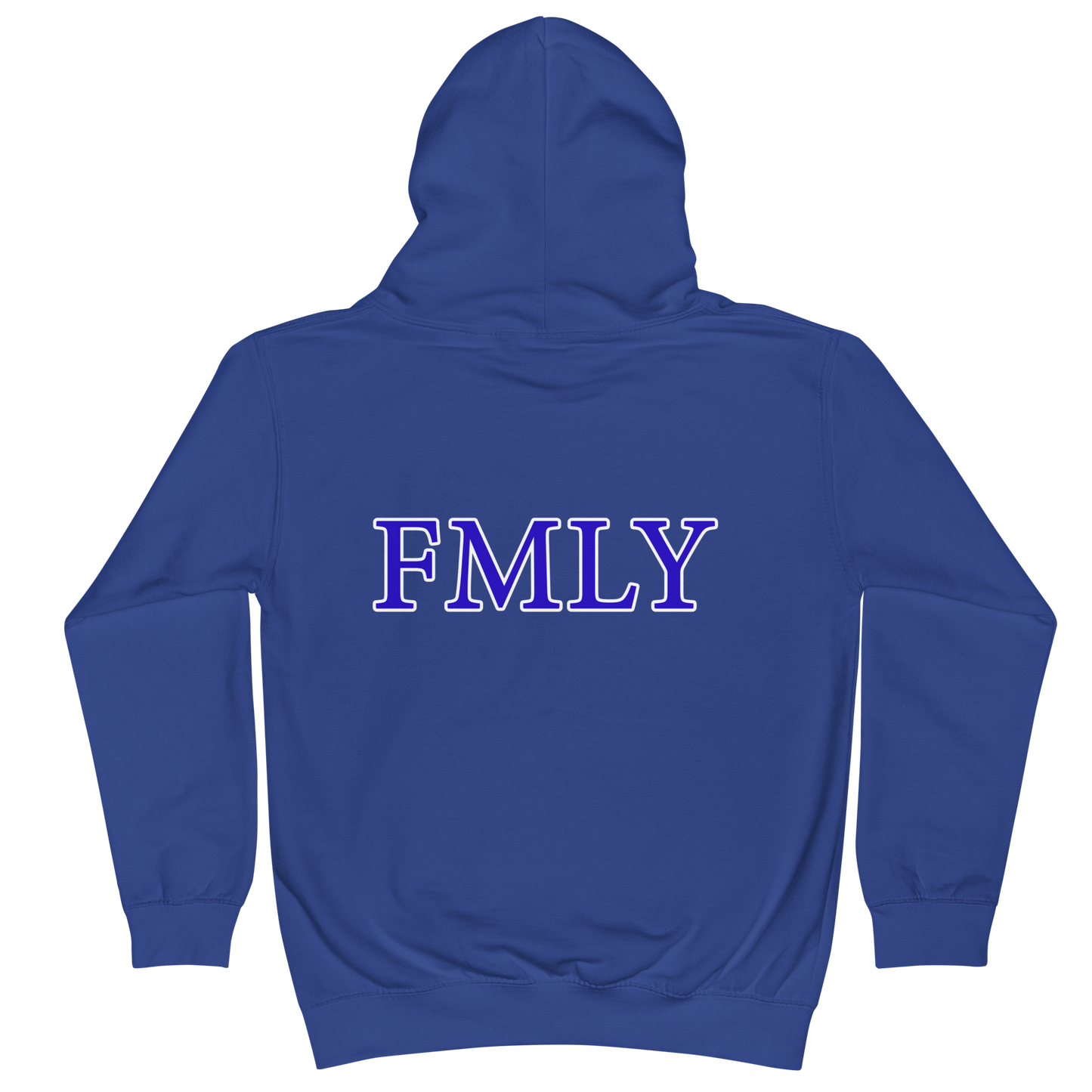 July 4th Blue Islandary FMLY Kids Hoodie