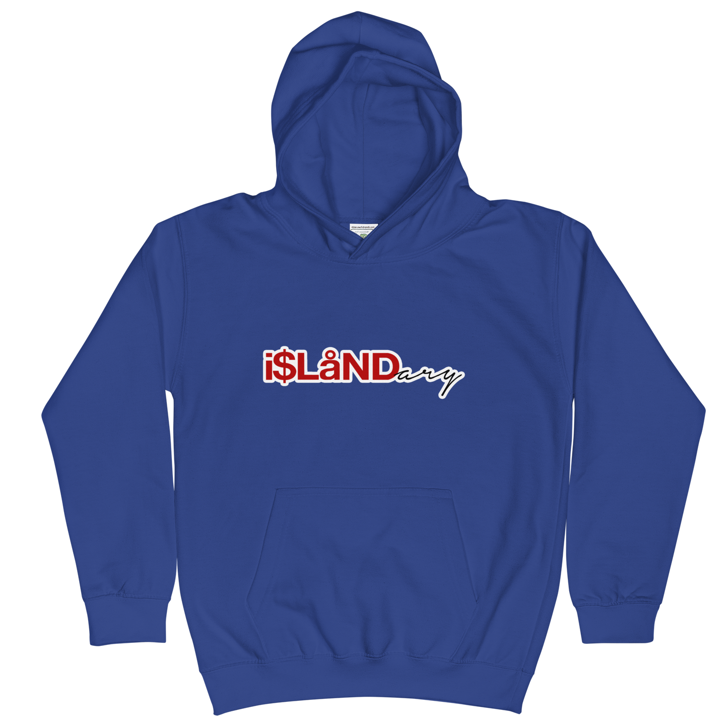 Red Islandary Kids Hoodie