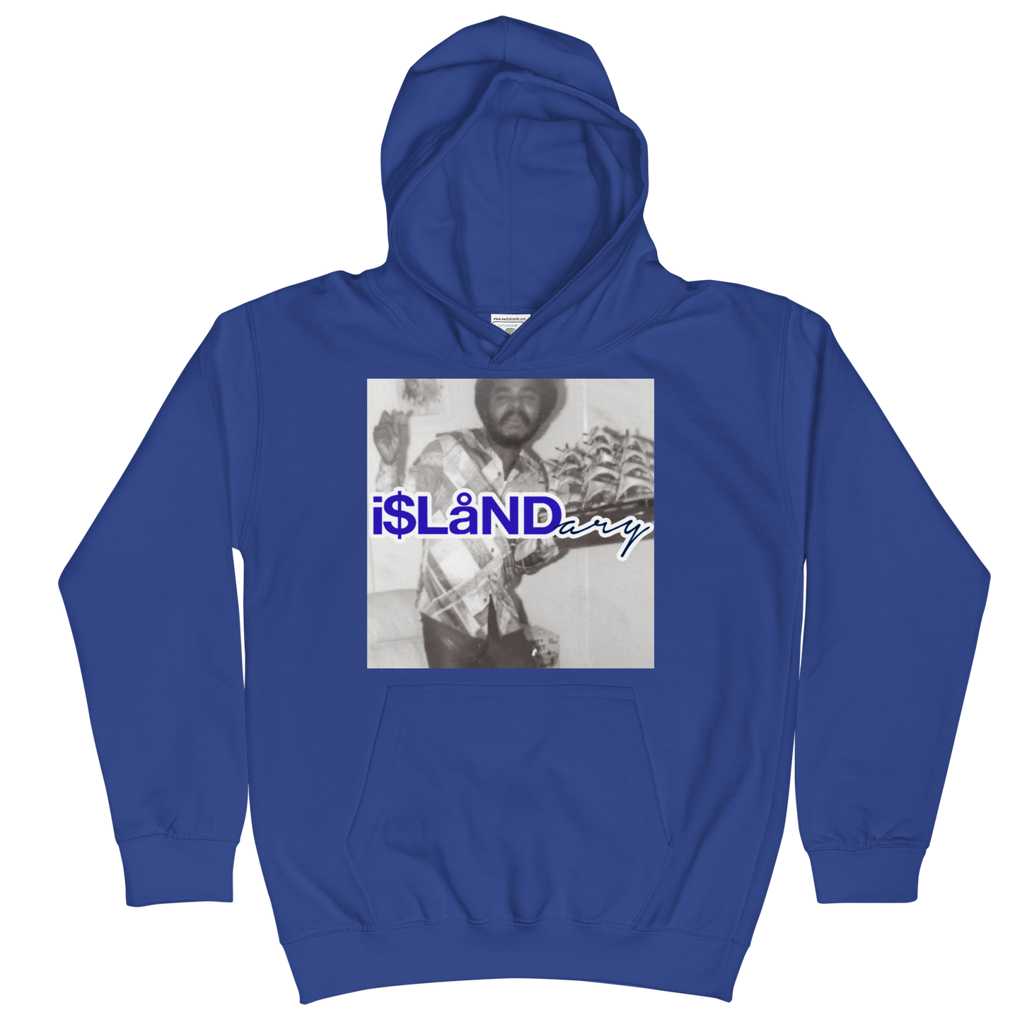 OG JB Blue Islandary FMLY Kids Hoodie