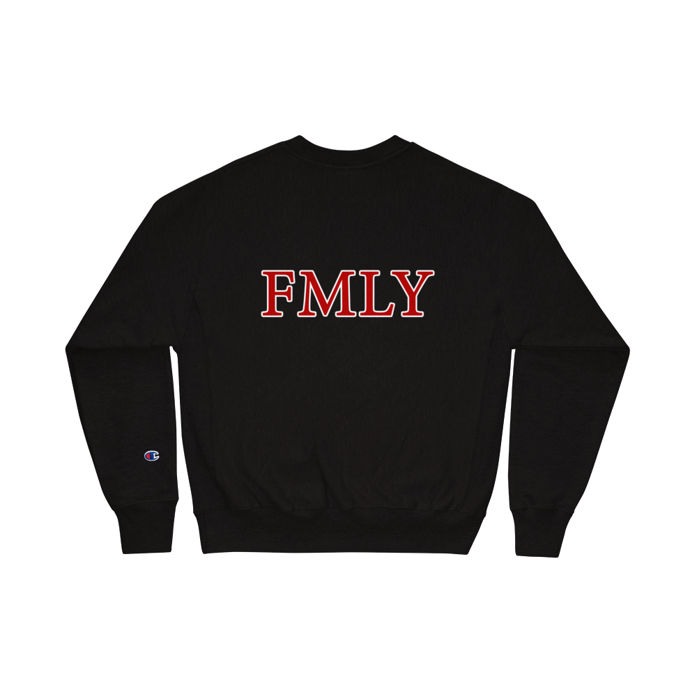 B3rry Big Wheel Red Islandary FMLY Champion Sweatshirt