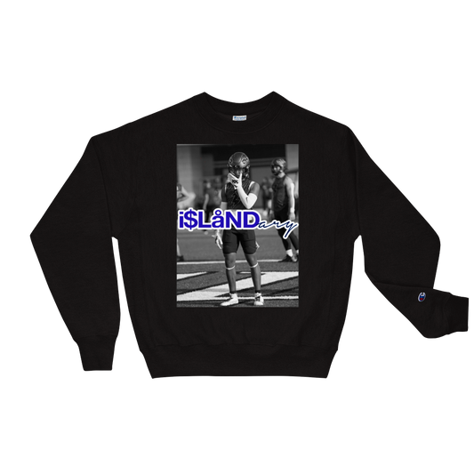 ZP Supercharged Blue Islandary FMLY Champion Sweatshirt