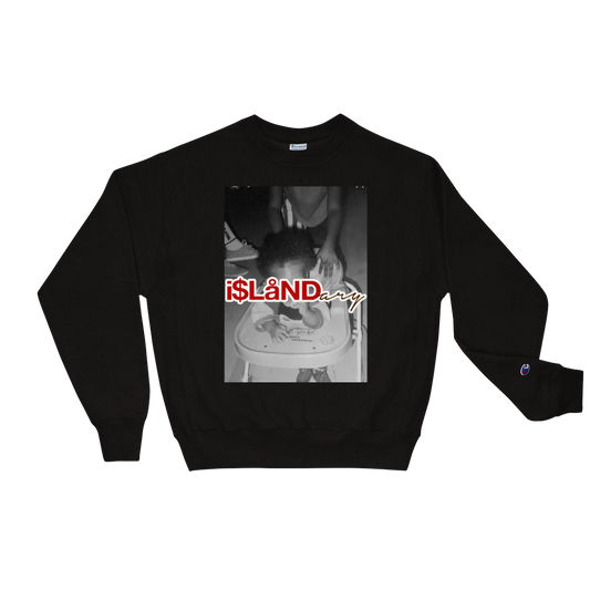 Baby B3rry Red Islandary FMLY Champion Sweatshirt