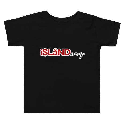 Red Islandary Toddler Short Sleeve Tee