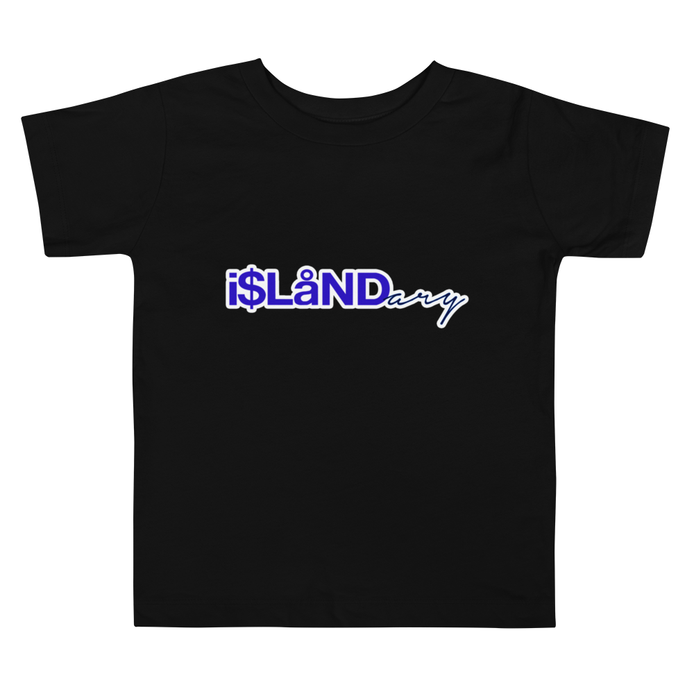 Blue Islandary Toddler Short Sleeve Tee