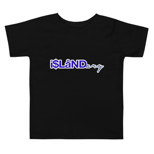 Blue Islandary Toddler Short Sleeve Tee